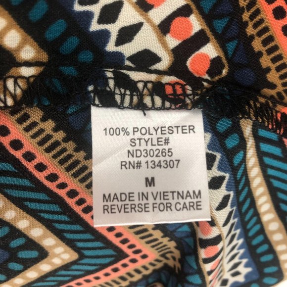 Lumiere NWT Chevron Printed Mini Dress Sz M - Picture 8 of 9